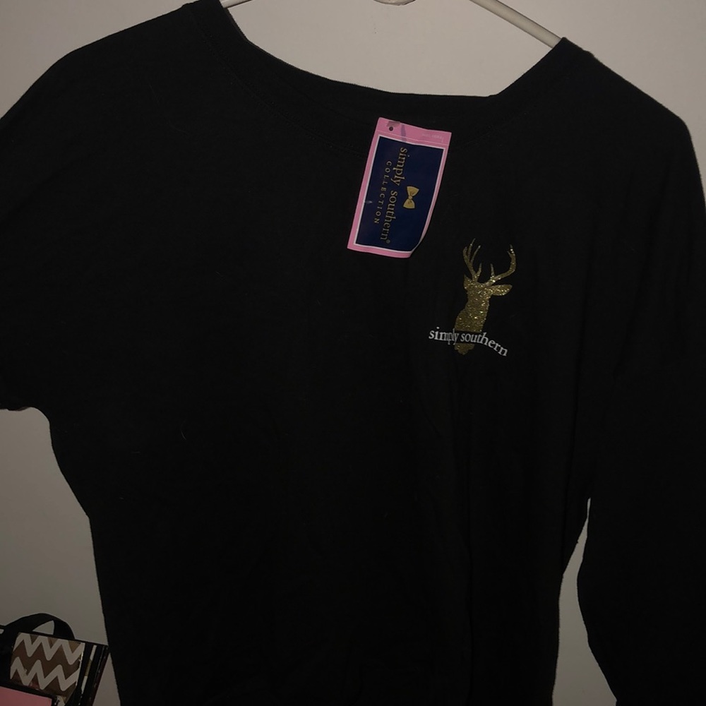 Glittery Simply Southern Long Sleeve 😻✨